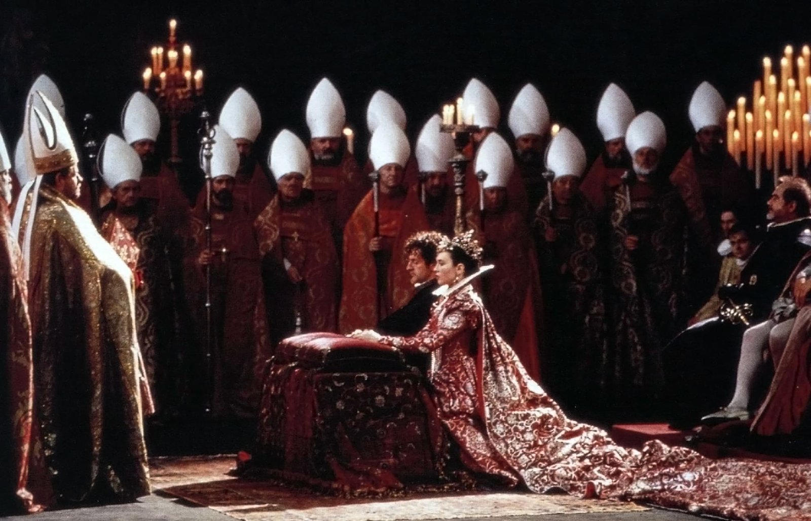 Daniel Auteuil and Isabelle Adjani in La reine Margot directed by Patrice Chéreau, 1994