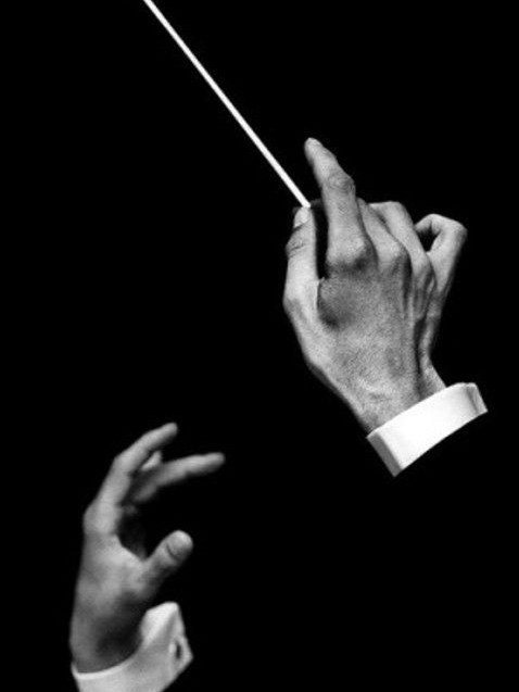 Hands of Music Conductor