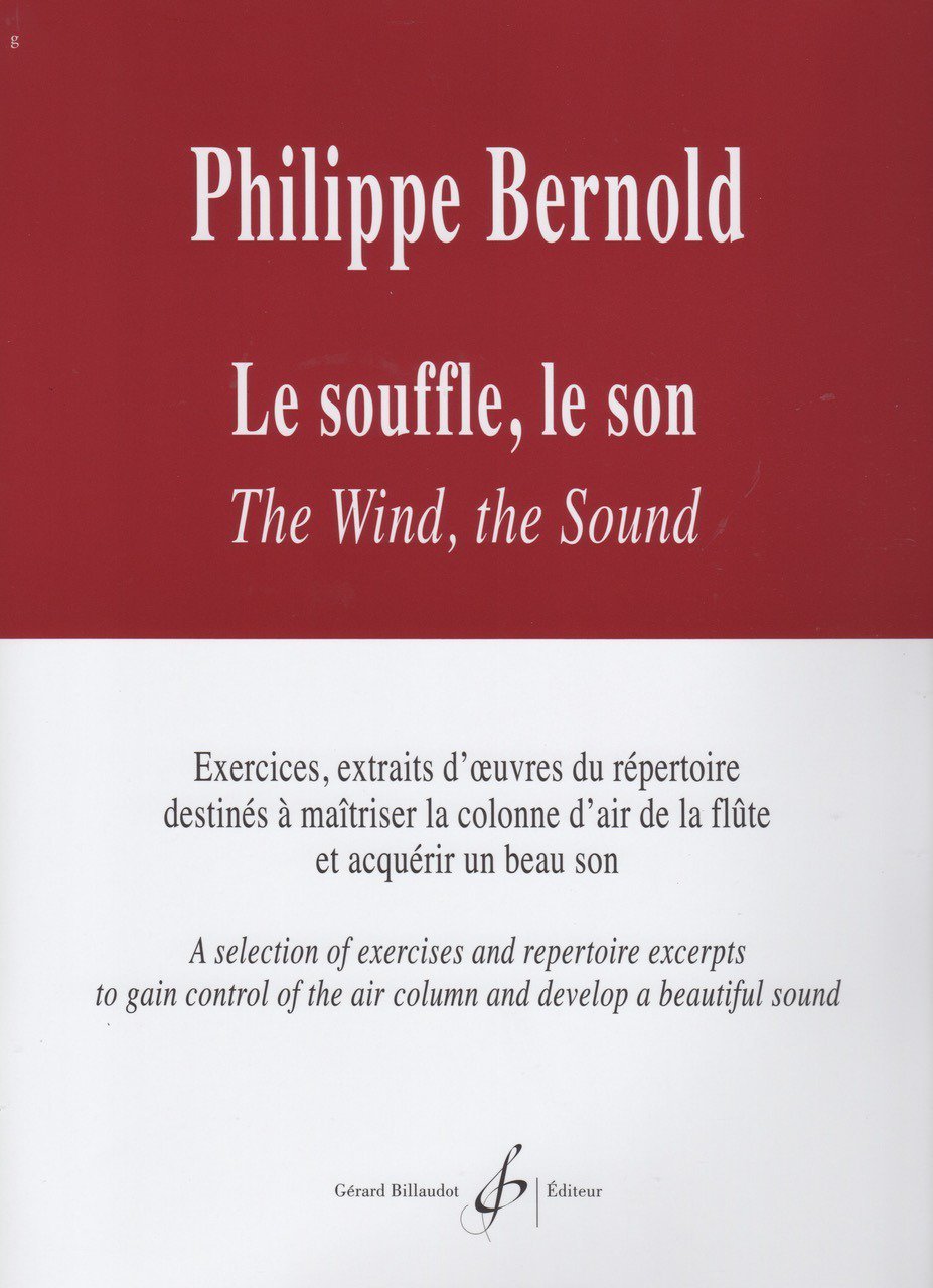 班諾德「吹氣 . 音色 - 長笛技術練習」（ Le souffle, le son , Etudes de Flûte traversière, Philippe Bernold